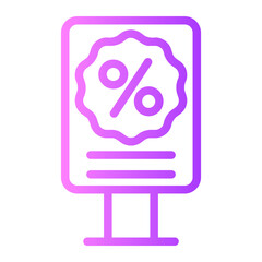 standee gradient icon