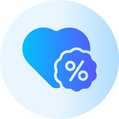 black friday gradient icon