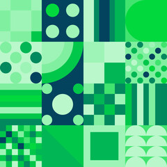 Geometric Bauhaus Pattern design. Abstract Background design template. Vector Shape and modern art. 