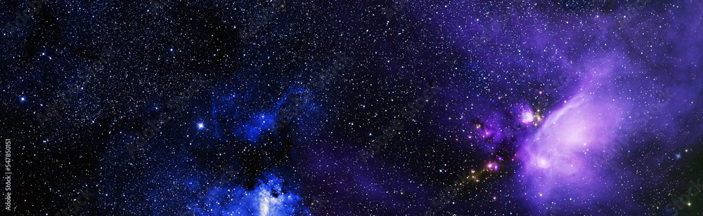 Wall mural stars and galaxies in outer space. cosmos art. elements of this image furnished by nasa.