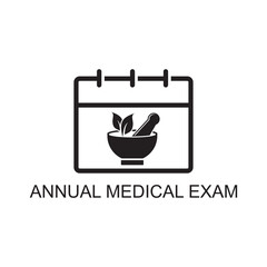 annual medical exam icon , medical icon