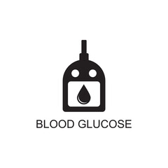 blood glucose icon , medical icon