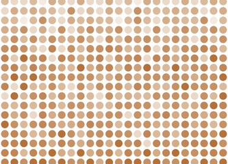 ポップでかわいい水玉ドット　背景素材やイメージの演出に