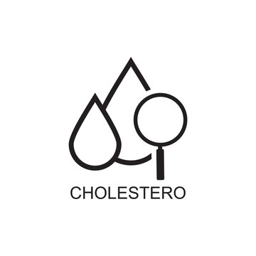 cholesterol icon , medicine icon vector