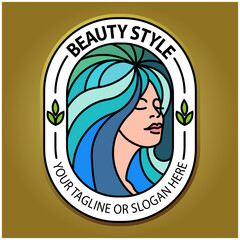 Vector illustration, Beauty Style symbol or icon