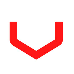 v letter logo modern creative design