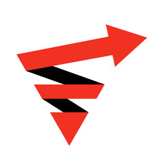 v letter logo modern creative design