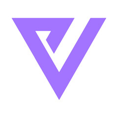 v letter logo modern creative design