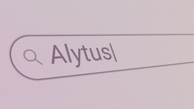 Search Bar Alytus 
Close Up Single Line Typing Text Box Layout Web Database Browser Engine Concept