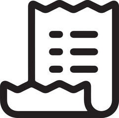 Bill icon, Invoice symbol, Payment icon, Medical bill, Banking transaction receipt, Online shopping, Procurement expense, Money document file.