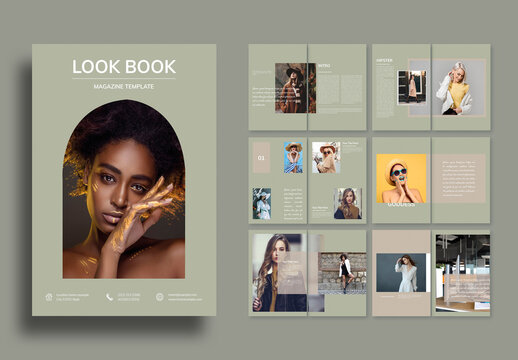 Look Book Layout