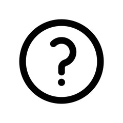 Question icon - vector illustration . Help, Question, Support, Info, information, ask, Mark, Faq, Query, line, outline, icons .