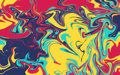 Yellow and Red Aesthetic Wallpaper. Blurred Gradient Backgrounds with pastel colors. Cool Backgrounds mix color with distortion effect.