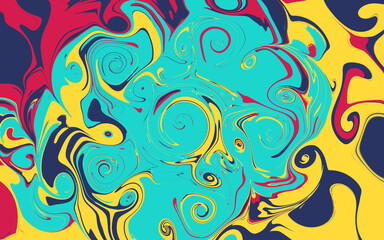 Fototapeta premium Yellow and Red Aesthetic Wallpaper. Blurred Gradient Backgrounds with pastel colors. Cool Backgrounds mix color with distortion effect.