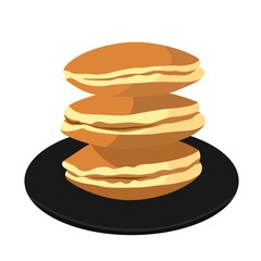 set of Japanese dessert Dorayaki