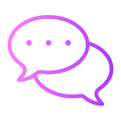 chat gradient icon