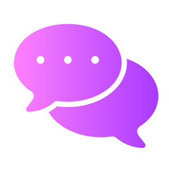 chat gradient icon