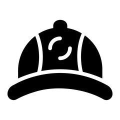 Cap glyph icon