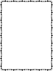 vector frames black on a white background