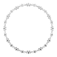 イラスト素材: レトロ、アンティーク、ビンテージのシルバーメタリックのフレーム。銀色の飾り罫オーナメント