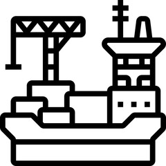 Obraz premium container icon