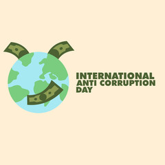 International Anti Corruption Day design element