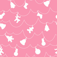 simple and cute christmas ornament pattern,