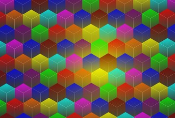 The illustrations and clipart. Abstract colorful geometric pattern background.