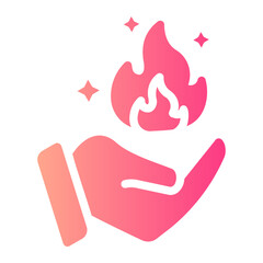 fire gradient icon
