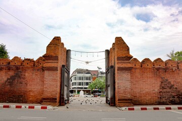 tha phae gate chiang mai, thailand.