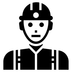 engineer glyph icon