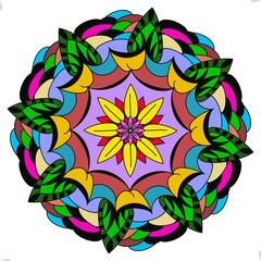 Mandala. Mandala flower cycle line, traditional beautiful mandala pattern, mandala pattern Flower lines.