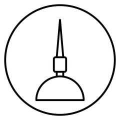  lightning rod icon