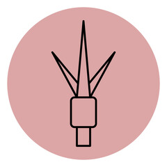 lightning rod icon