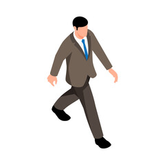 Isometric Businessman Illustration