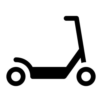 Baby Bike Glyph Icon Vector
