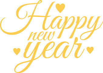 Fototapeta premium Word Art New Year