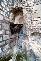 Fototapeta premium pennapiedimonte town old streets in Italy travel