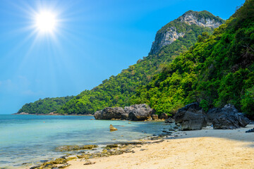 Obraz premium Koh Phaluai, Mu Ko Ang Thong National Park, Gulf of Thailand, Si