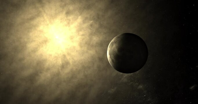 Moon and solar atmosphere from space