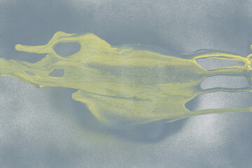 abstract yellow and grey hand-painting background