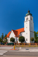 Roman Catholic Church Our Lady Queen of the Holy Rosary in Rytel, Pomeranian Voivodeship, Poland