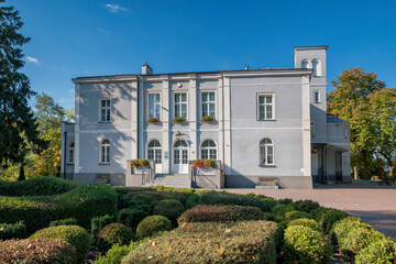 Fototapeta na wymiar Fryderyk Chopin's manor house in Szafarnia, Kuyavian-Pomeranian Voivodeship, Poland