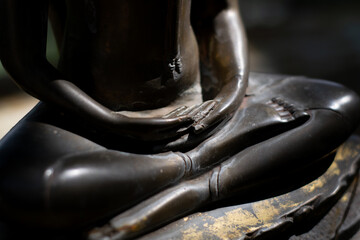 Close-up statue of Buddha 