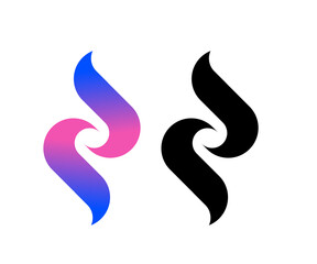 S letter book  logo design. Education logo icon design