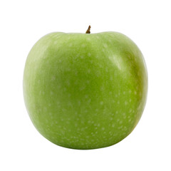Green apple isolated on a white background