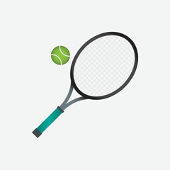 Tennis Icon. Sport Concept, Web Design Isolated