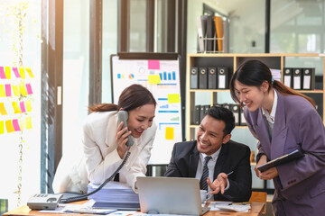 Marketing, Finance, Accounting, Planning, The company is team of marketers analyzes the company is profits using laptop computer graphs and calculators and tablet.Business concept