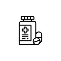 Medicine icon. outline icon