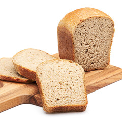 loaf of bread on cutting board
